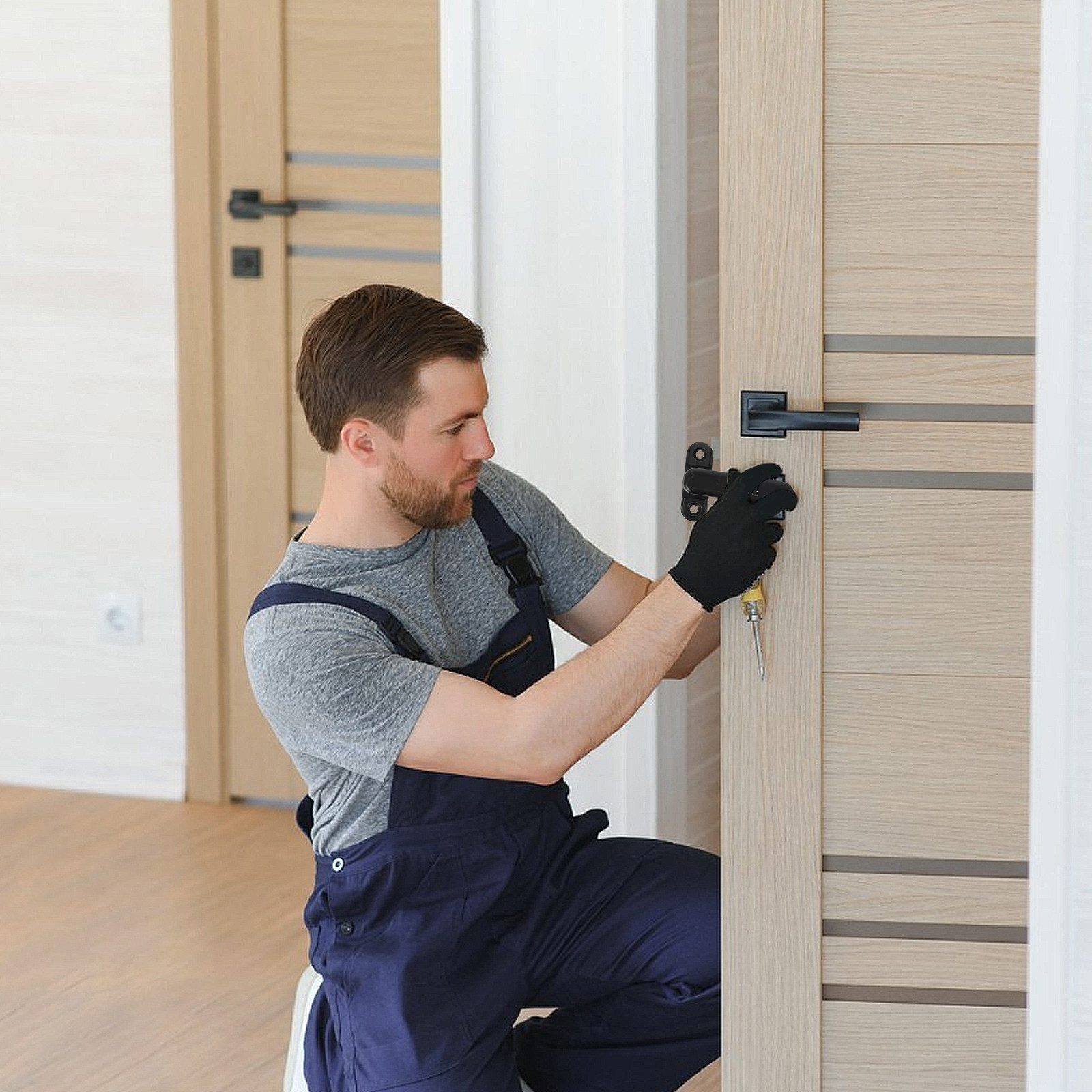 Door Stop Alarm - Дверной стопор-сигнализатор, блокиратор двери, противоугонный замок