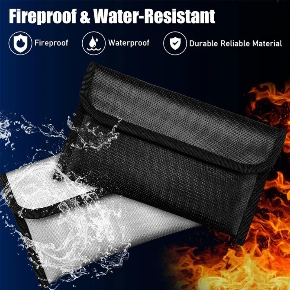 Fire Safe Document - Портативная водонепроницаемая огнеупорная сумка для хранения
