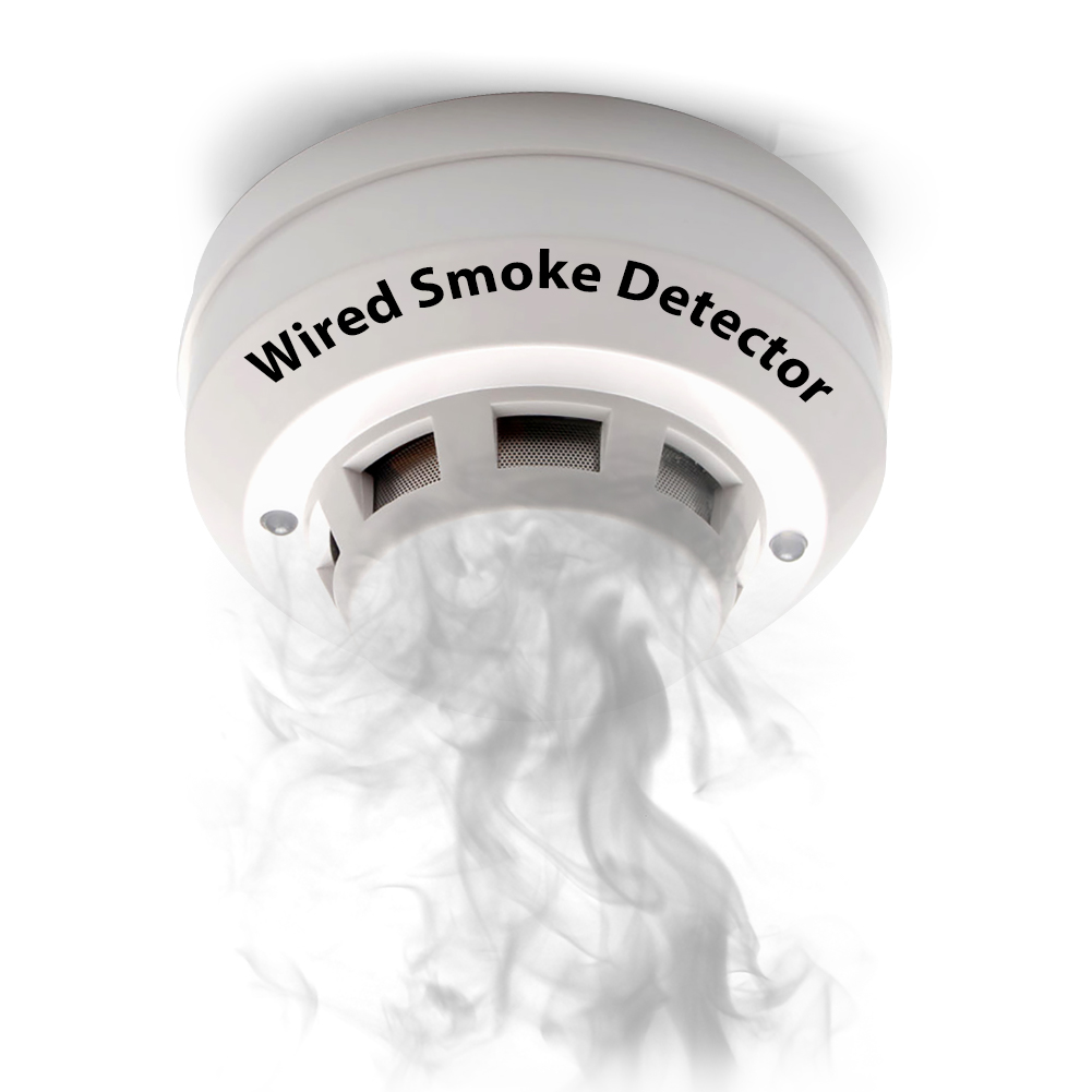 Smoke Detector Interconnected - Проводной детектор утечки дыма напряжения 12