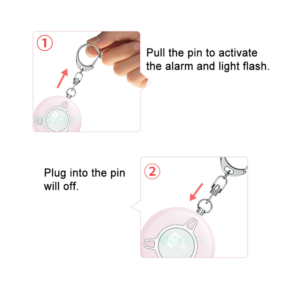 JOYWAY новый персональный 130  – обзор и цена Personal Alarm Keychain