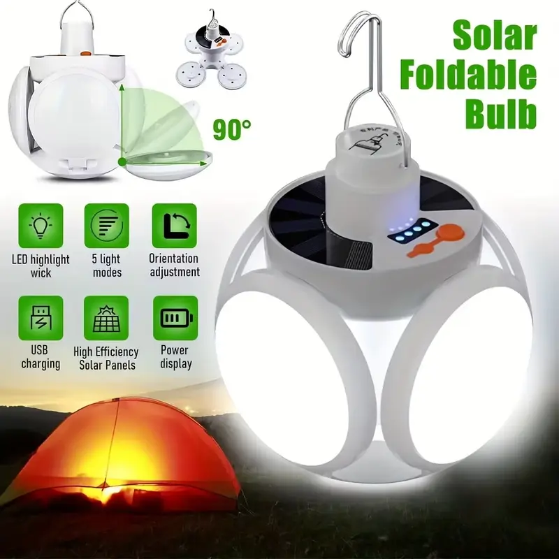 1, складной солнечный светильн – обзор и цена Power Outage Light