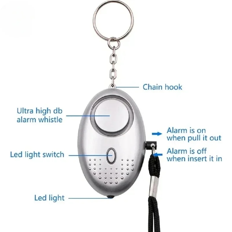 1/2 шт. сигнализация для самоз – обзор и цена Personal Alarm Keychain