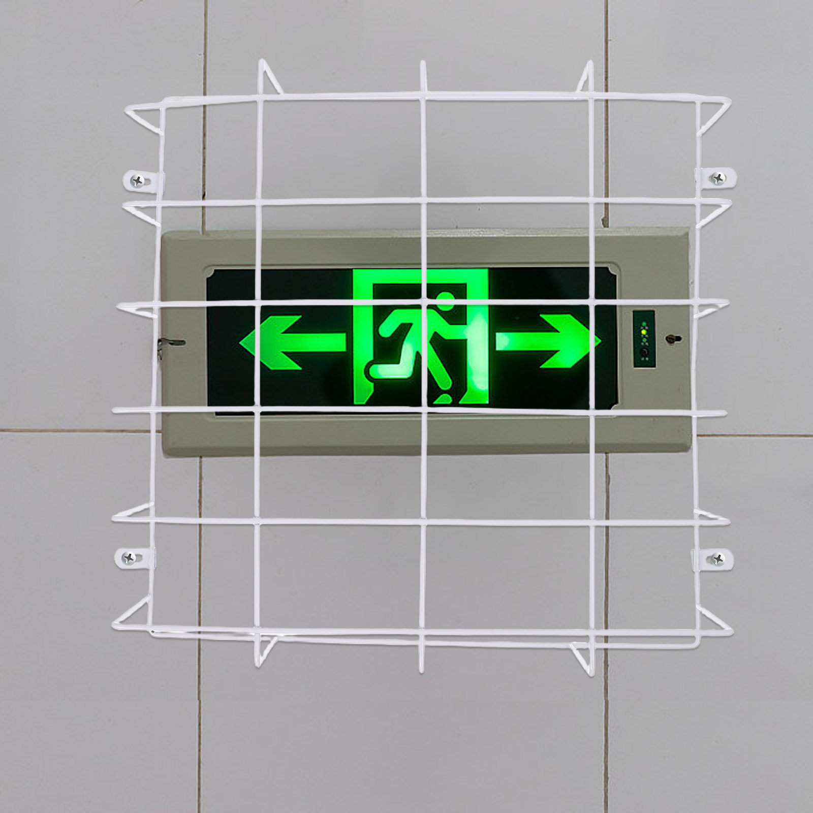 Настенная стальная сетчатая кл – обзор и цена Emergency Exit Sign