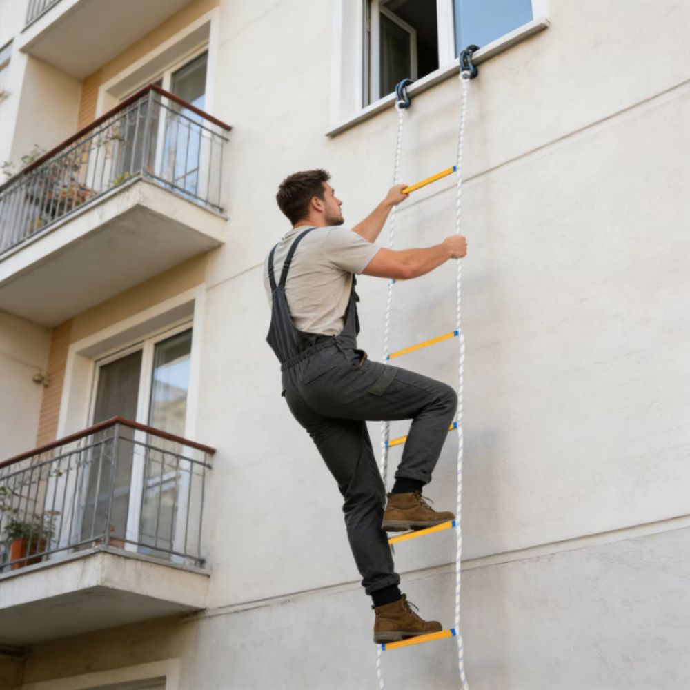 Изолированная веревочная лестн – обзор и цена Fire Escape Ladder